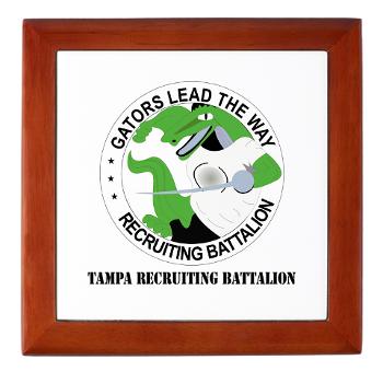 TRB - M01 - 03 - DUI - Tampa Recruiting Battalion with Text - Keepsake Box