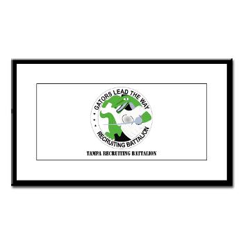TRB - M01 - 02 - DUI - Tampa Recruiting Battalion with Text - Small Framed Print - Click Image to Close