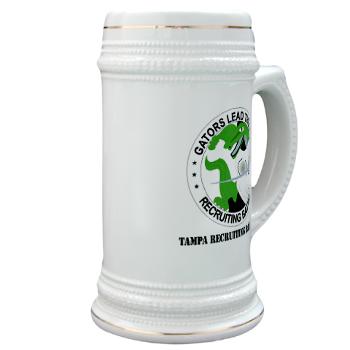 TRB - M01 - 03 - DUI - Tampa Recruiting Battalion with Text - Stein