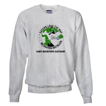 TRB - A01 - 03 - DUI - Tampa Recruiting Battalion with Text - Sweatshirt - Click Image to Close