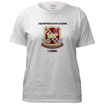 TSC - A01 - 04 - DUI - Transportation School - Cadre with Text Women's T-Shirt