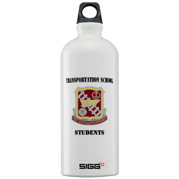 TSS - M01 - 03 - DUI - Transportation School - Students with Text Sigg Water Bottle 1.0L - Click Image to Close