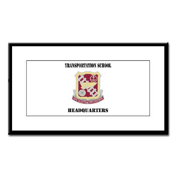 TSTSH - M01 - 02 - DUI - Transportation School - Headquarters with Text Small Framed Print - Click Image to Close