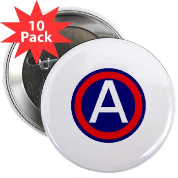 TUSA - M01 - 01 - Third United States Army - 2.25" Button (10 pack) - Click Image to Close