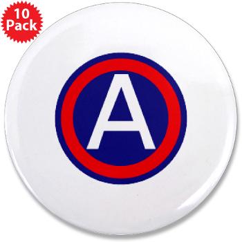 TUSA - M01 - 01 - Third United States Army - 3.5" Button (10 pack) - Click Image to Close