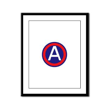 TUSA - M01 - 02 - Third United States Army - Framed Panel Print - Click Image to Close