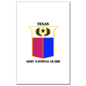 TXARNG - M01 - 02 - DUI - Texas Army National Guard with Text - Mini Poster Print - Click Image to Close