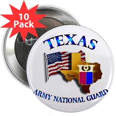 TXARNG - M01 - 01 - DUI - Texas Army National Guard - 2.25" Button (10 pack)