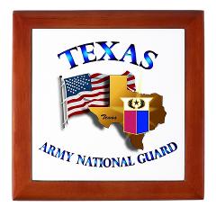 TXARNG - M01 - 03 - DUI - Texas Army National Guard - Keepsake Box