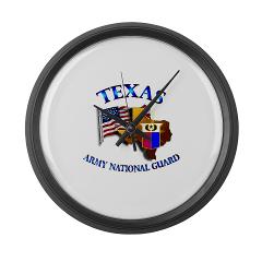 TXARNG - M01 - 03 - DUI - Texas Army National Guard - Large Wall Clock