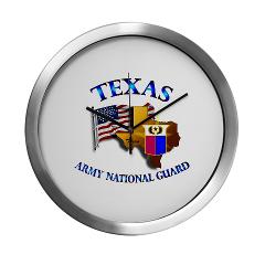 TXARNG - M01 - 03 - DUI - Texas Army National Guard - Modern Wall Clock