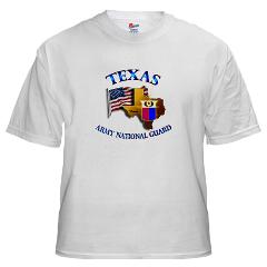 TXARNG - A01 - 04 - DUI - Texas Army National Guard - White t-Shirt - Click Image to Close