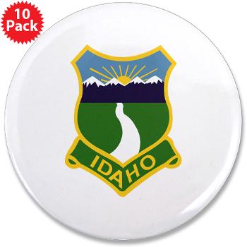 UI - M01 - 01 - SSI - ROTC - University of Idaho - 3.5" Button (10 pack)
