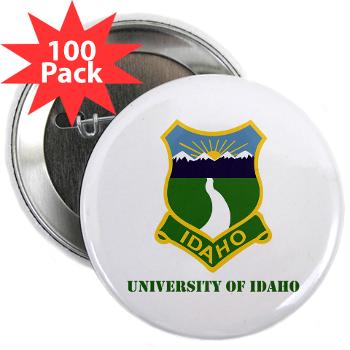 UI - M01 - 01 - SSI - ROTC - University of Idaho with Text - 2.25" Button (100 pack)