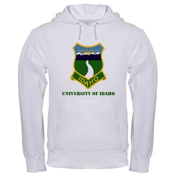 UI - A01 - 03 - SSI - ROTC - University of Idaho with Text - Hooded Sweatshirt - Click Image to Close