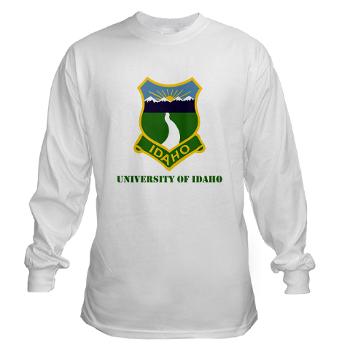 UI - A01 - 03 - SSI - ROTC - University of Idaho with Text - Long Sleeve T-Shirt - Click Image to Close