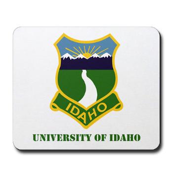 UI - M01 - 03 - SSI - ROTC - University of Idaho with Text - Mousepad - Click Image to Close