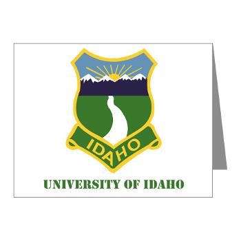 UI - M01 - 02 - SSI - ROTC - University of Idaho with Text - Note Cards (Pk of 20)