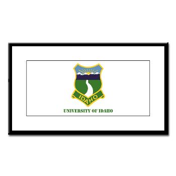 UI - M01 - 02 - SSI - ROTC - University of Idaho with Text - Small Framed Print