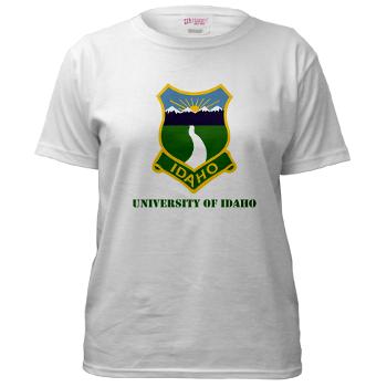 UI - A01 - 04 - SSI - ROTC - University of Idaho with Text - Women's T-Shirt - Click Image to Close
