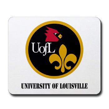 UL - M01 - 03 - SSI - ROTC - University of Louisville with Text - Mousepad - Click Image to Close