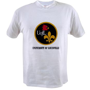 UL - A01 - 04 - SSI - ROTC - University of Louisville with Text - Value T-shirt