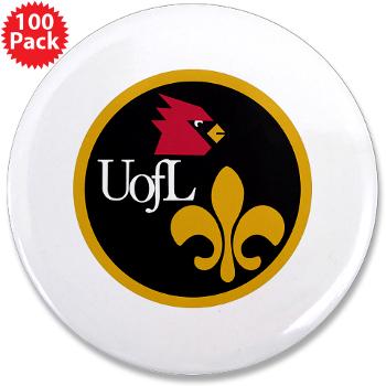 UL - M01 - 01 - SSI - ROTC - University of Louisville - 3.5" Button (100 pack)
