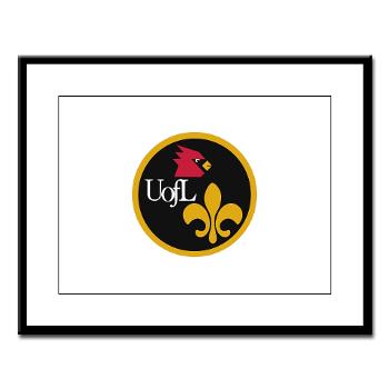 UL - M01 - 02 - SSI - ROTC - University of Louisville - Large Framed Print