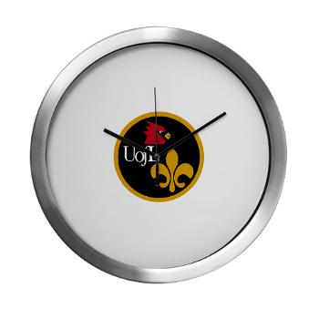 UL - M01 - 03 - SSI - ROTC - University of Louisville - Modern Wall Clock - Click Image to Close