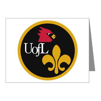 UL - M01 - 02 - SSI - ROTC - University of Louisville - Note Cards (Pk of 20) - Click Image to Close