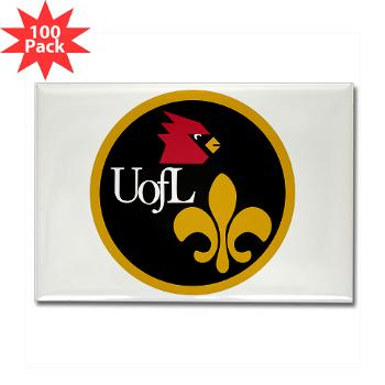 UL - M01 - 01 - SSI - ROTC - University of Louisville - Rectangle Magnet (100 pack) - Click Image to Close
