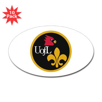UL - M01 - 01 - SSI - ROTC - University of Louisville - Sticker (Oval 10 pk)