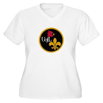 UL - A01 - 04 - SSI - ROTC - University of Louisville - Women's V-Neck T-Shirt
