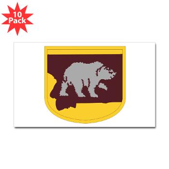 UM - M01 - 01 - SSI - ROTC - University of Montana - Sticker (Rectangle 10 pk)