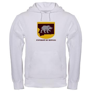 UM - A01 - 03 - SSI - ROTC - University of Montana with Text - Hooded Sweatshirt