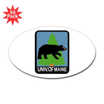 UM - M01 - 01 - University of Maine - Sticker (Oval 50 pk)