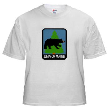 UM - A01 - 04 - University of Maine - White t-Shirt