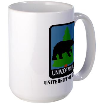 UM - M01 - 03 - University of Maine with Text - Large Mug
