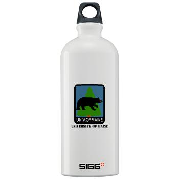 UM - M01 - 03 - University of Maine with Text - Sigg Water Bottle 1.0L