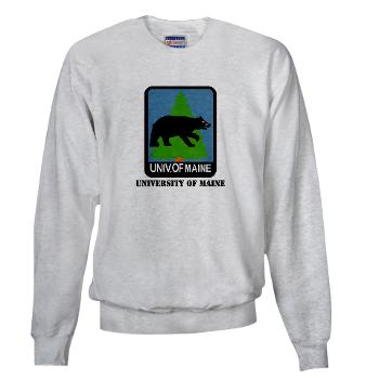 UM - A01 - 03 - University of Maine with Text - Sweatshirt - Click Image to Close