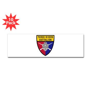 UP - M01 - 01 - SSI - ROTC - University of Pittsburgh - Sticker (Bumper 10 pk)
