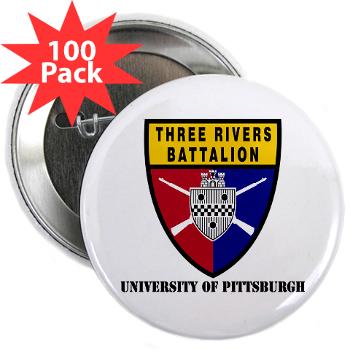 UP - M01 - 01 - SSI - ROTC - University of Pittsburgh with Text - 2.25" Button (100 pack) - Click Image to Close