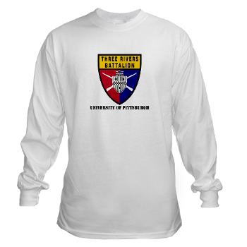 UP - A01 - 03 - SSI - ROTC - University of Pittsburgh with Text - Long Sleeve T-Shirt