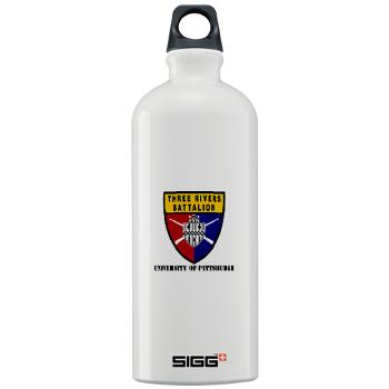 UP - M01 - 03 - SSI - ROTC - University of Pittsburgh with Text - Sigg Water Bottle 1.0L