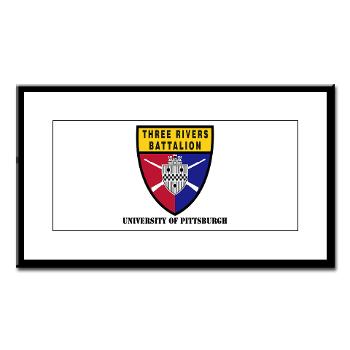 UP - M01 - 02 - SSI - ROTC - University of Pittsburgh with Text - Small Framed Print
