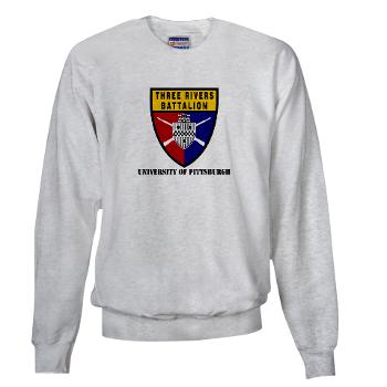 UP - A01 - 03 - SSI - ROTC - University of Pittsburgh with Text - Sweatshirt