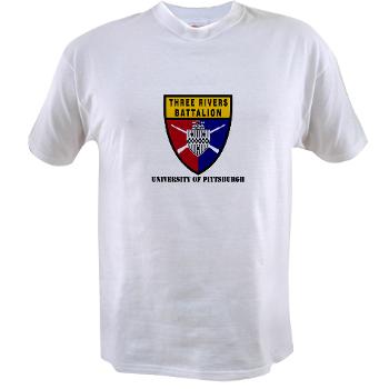 UP - A01 - 04 - SSI - ROTC - University of Pittsburgh with Text - Value T-shirt
