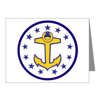 URI - M01 - 02 - SSI - ROTC - University of Rhode Island - Note Cards (Pk of 20) - Click Image to Close