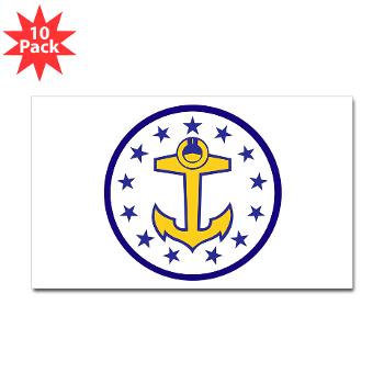 URI - M01 - 01 - SSI - ROTC - University of Rhode Island - Sticker (Rectangle 10 pk)