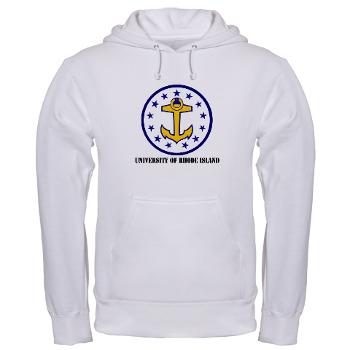URI - A01 - 03 - SSI - ROTC - University of Rhode Island with Text - Hooded Sweatshirt - Click Image to Close